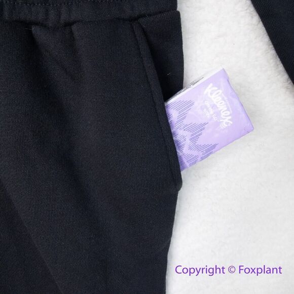 New! Eloquii black fleece jumpsuit, size 14 - Picture 10 of 16